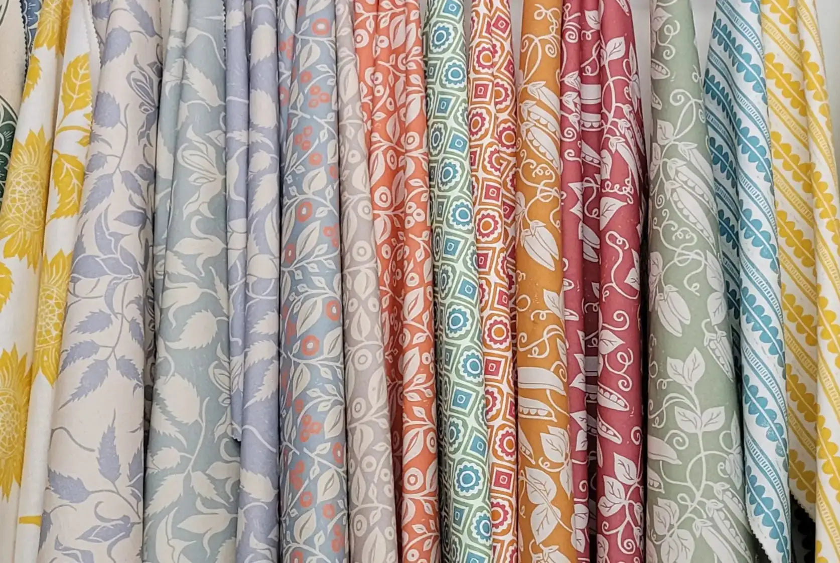 fabric sample swatches designed by lizzie mabley