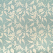 Green Alpina lino block printed fabric designed by Lizzie Mabley