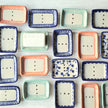Handmade Ceramic Soap Dish designed by lizzie mabley