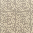 Grey Lucy lino block printed fabric designed by Lizzie Mabley