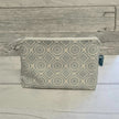 Cosmetic Bag in Powder Blue Rebecca Fabric by Lizzie Mabley