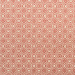 Candy Pink Rebecca lino block printed fabric designed by Lizzie Mabley