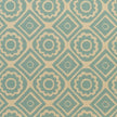 Powder Blue Rebecca lino block printed fabric designed by Lizzie Mabley