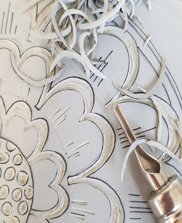lino lock carving by lizzie mabley
